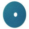 Cleaner Pad, 20" Diameter, Blue, 5/Carton