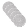 Combo Burnishing Pad, 20" Diameter, Tan, 5/Carton