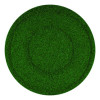 Turfscrub Brush Floor Pad, 20" Diameter, Green, 4/Carton