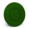 Turfscrub Brush Floor Pad, 20" Diameter, Green, 4/Carton