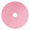 Remover Burnishing Pads, 20", Pink, 5/Carton