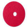 Buffing Pad, 16" Diameter, Red, 5/Carton