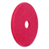 Buffing Pad, 16" Diameter, Red, 5/Carton