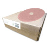 Buffing Pad, 17" Diameter, Red, 5/Carton