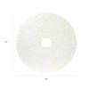 Toro Floor Pad, 14" Diameter, White/Brown/Yellow, 2/Carton