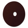 Ecoprep Epp Specialty Pad, 15" Diameter, Maroon, 10/Carton