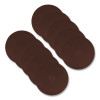 Ecoprep Epp Specialty Pad, 15" Diameter, Maroon, 10/Carton