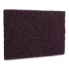 Dominator Strip Pad, 14" x 20", Burgundy, 5/Carton