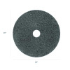 Black Diamond 800 Grit Deep Cleaning Pad, 20" Diameter, Black/Gray, 2/Carton