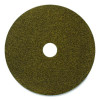Black Diamond 1500 Grit Diamond Pad, 20" Diameter, Black And Yellow, 2/Carton