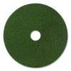 Black Diamond 3000 Grit Diamond Pad, 20" Diameter, Black And Green, 2/Carton
