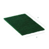 90-96 Medium Duty Hand Cleaning Pad, 6 x 9, Green, 20/Carton