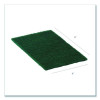 90-96 Medium Duty Hand Cleaning Pad, 6" x 9", Green, 20/Pack, 3 Packs/Carton