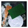 90-96 Medium Duty Hand Cleaning Pad, 6" x 9", Green, 20/Pack, 3 Packs/Carton