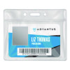 Id Badge Holder, Clear, 2.25 x 3.5 Insert, 50/Pack
