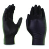Nitrile Exam Gloves, Powder-Free, Xx-Large, 6 Mil Thick, 9.5" Long, Black, 100/Box