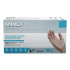 Vinyl Exam Gloves, Powder-Free, X-Large, 9.5" Long, Clear, 100/Box