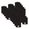 Sicurix Badge/Card Holder, 4 X 2 9/10, Black, 25/Pack