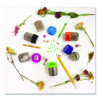 Dual Blades Sharpener With Round Receptacle, Two-Hole, 2.25 x 1.6, Randomly Assorted Colors