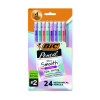 Xtra-Smooth Pastel Edition Mechanical Pencils, 0.7 Mm, Hb (#2), Black Lead, Assorted Barrel Colors, 24/Pack