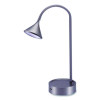 Flexible Gooseneck Led Desk Lamp, With Usb Port, Gray