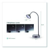 Flexible Gooseneck Led Desk Lamp, With Usb Port, Gray