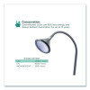 Flexible Gooseneck Led Desk Lamp, With Usb Port, Gray