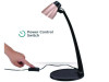 Modern Led Desk Lamp, Black/Rose Gold