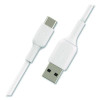 Boost Charge Usb-C To Usb-A Cable, 3.3 Ft, White, 2/Pack