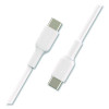 Boost Charge Usb-C To Usb-C Cable, 3.3 Ft, White, 2/Pack