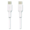 Boost Charge Usb-C To Usb-C Cable, 3.3 Ft, White, 2/Pack