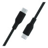 Boost Charge Braided Usb-C To Usb-C Cable, 100 W Power Delivery, 6.6 Ft, Black