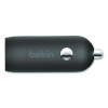 Boost Charge Usb-Pd Car Charger + Usb-C To Usb-C Cable, 30 W, Usb-C, Black
