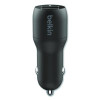 Boost Charge Dual Car Charger With Pps, Usb-A/Usb-C, Black