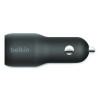 Boost Charge Dual Car Charger With Pps, Usb-A/Usb-C, Black