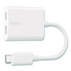 Rockstar Usb-C Audio + Charge Adapter, White