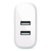 Boost Charge Dual Usb-A Wall Charger, White