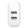 Boost Charge Dual Usb-A Wall Charger + Lightning To Usb-A Cable, White