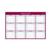 Classic Red Laminated Erasable Wall Calendar, 36 x 24, White/Red/Gray Sheets, 12-Month (Jan To Dec): 2026