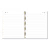 Life Note-It Leah Weekly/Monthly Notes Planner, Floral Artwork, 11 x 8.5, Gray/Pink/White Cover, 12-Month (Jan To Dec): 2026