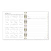 Life Note-It Leah Weekly/Monthly Notes Planner, Floral Artwork, 11 x 8.5, Gray/Pink/White Cover, 12-Month (Jan To Dec): 2026
