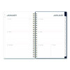 Ashlyn Weekly/Monthly Planner, Floral Artwork, 8 x 5, Navy/Multicolor Cover, 12-Month (Jan To Dec): 2026