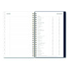 Ashlyn Weekly/Monthly Planner, Floral Artwork, 8 x 5, Navy/Multicolor Cover, 12-Month (Jan To Dec): 2026