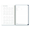 Ashlyn Weekly/Monthly Planner, Floral Artwork, 8 x 5, Navy/Multicolor Cover, 12-Month (Jan To Dec): 2026