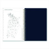 Ashlyn Weekly/Monthly Planner, Floral Artwork, 8 x 5, Navy/Multicolor Cover, 12-Month (Jan To Dec): 2026