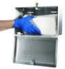 Surface-Mounted Paper Towel Dispenser, 12.13 x 6.13 x 7.25, Satin Stainless Steel