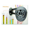 Manual Pencil Sharpener, 2.68 x 4.33 x 5.43, Black, 12/Carton