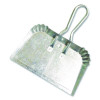 Bulldozer Dust Pan, 17" w, Aluminum Handle, Silver