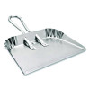 Bulldozer Dust Pan, 17" Wide, Aluminum Handle, Silver