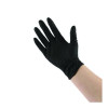 396 Series Disposable General-Purpose Nitrile Gloves, Powder-Free, Small, 4.4 Mil Thick, 9.5" Long, Black, 100/Box